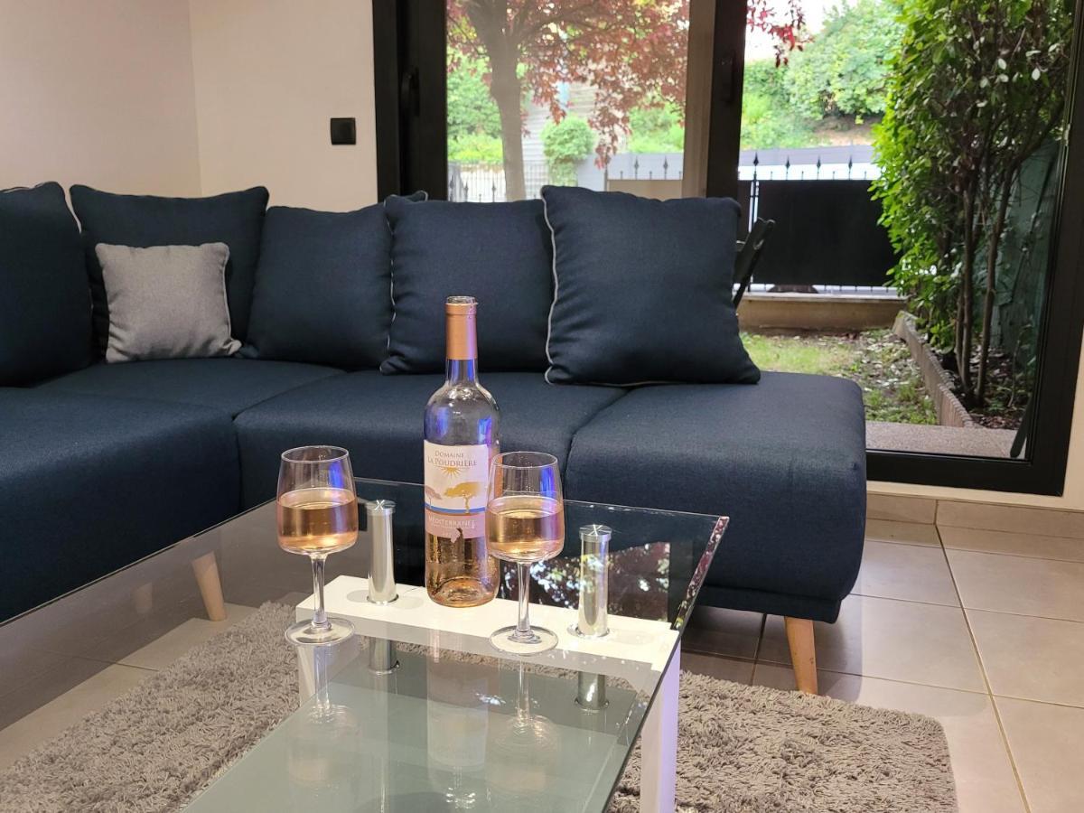 Appartement Standing 2 Pieces Avec Jardin Entre Paris & Dysney 马恩河畔布里 外观 照片